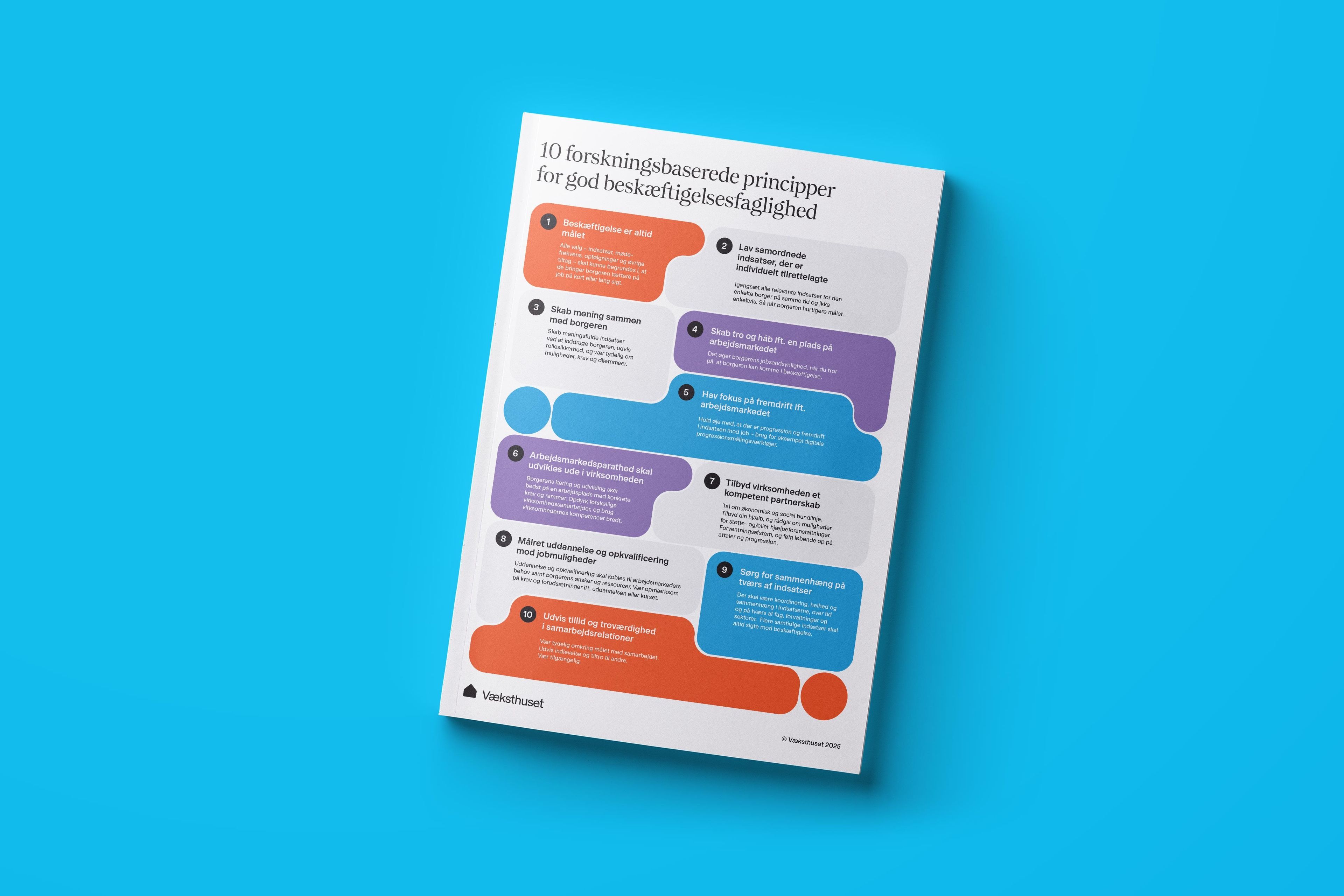 Tjekliste for beskæftigelsesfaglighed